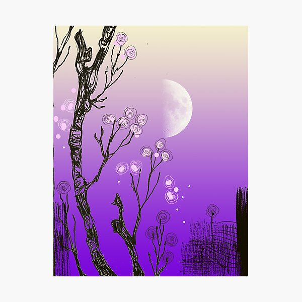 Under The Cherry Moon Wall Art Redbubble