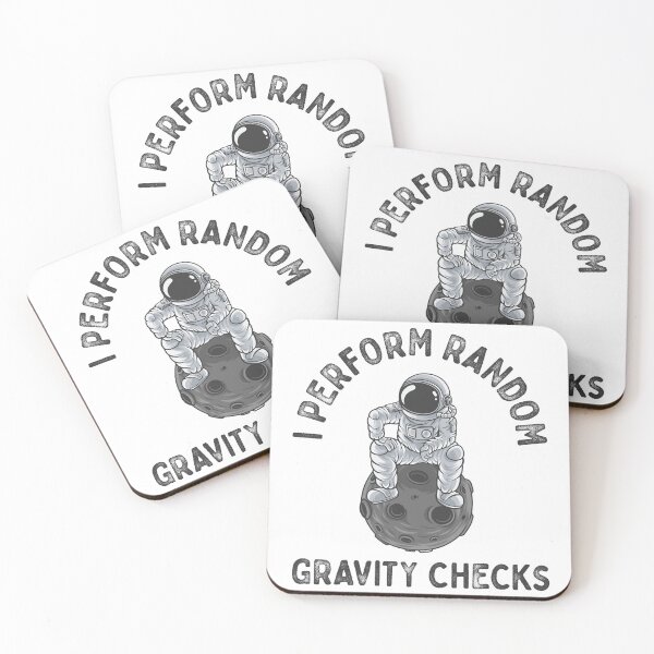 Item preview, I Perform Random Gravity Checks, Funny Cool Spaceman Galaxy Gravity, Teen Boy Gift College, Student Gift, Teenage Boy Gift designed and sold by UMED :).