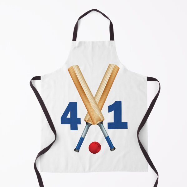 Item preview, Cricket number 41 - forty one with bats and ball designed and sold by AllShirts21.