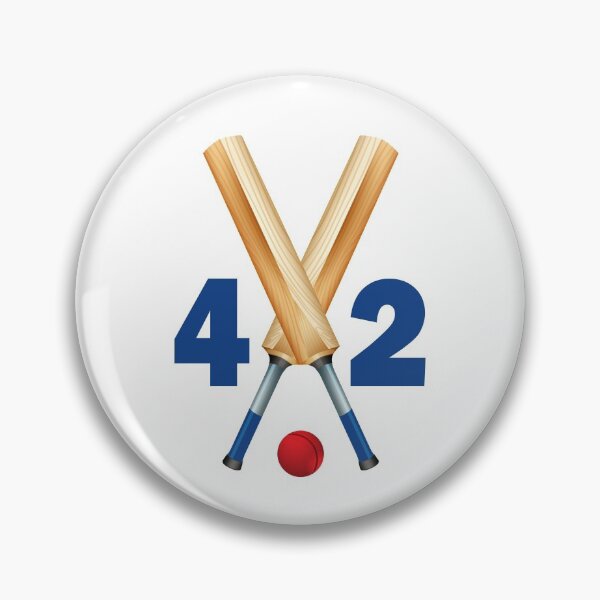 Item preview, Cricket number 42 - forty two with bats and ball designed and sold by AllShirts21.