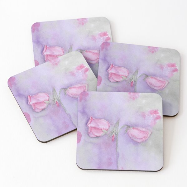 Item preview, Sweet Peas, Loose Hazy Flower Watercolor designed and sold by CasaDiLavanda.