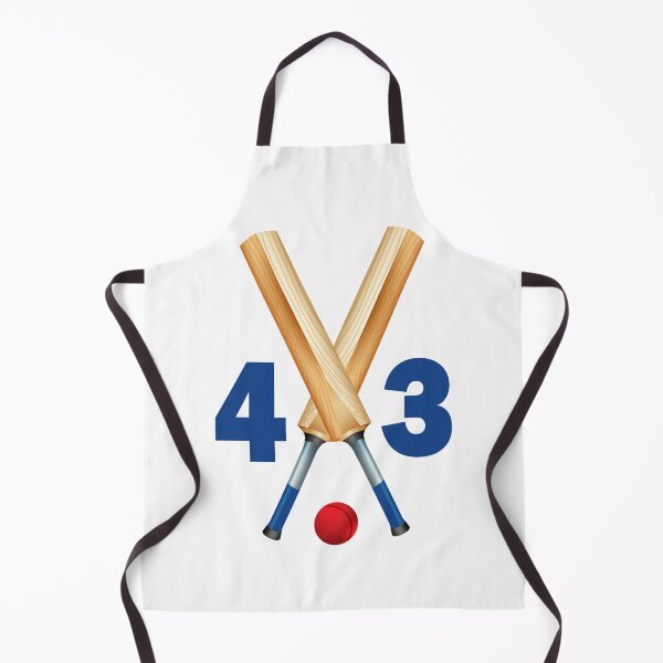 Item preview, Cricket number 43 - forty three with bats and ball designed and sold by AllShirts21.