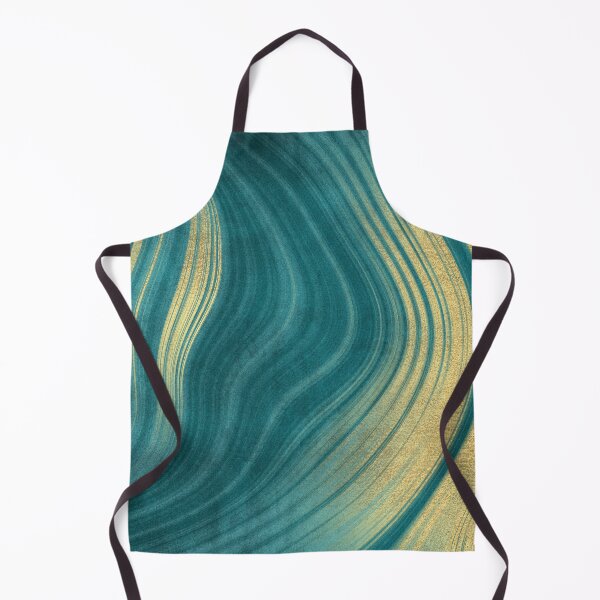 Item preview, Teal & Gold Agate Geode  designed and sold by Harman83.