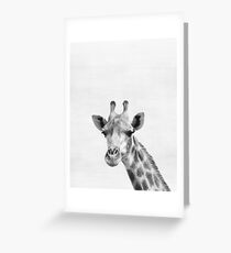 Giraffe Grußkarte
