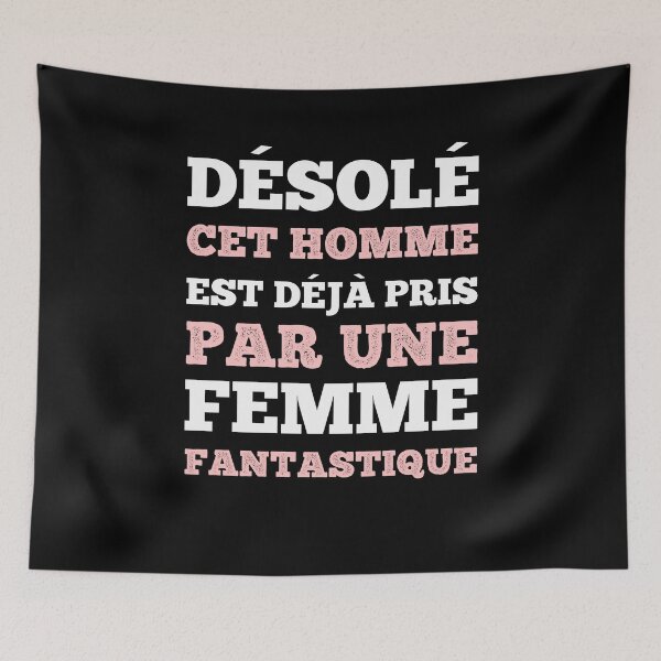 Item preview, Désolé cet Homme est déjà Pris par Une Femme Fantastique - Idée Cadeau garçon et ado - Message et Citation - Manches Courtes  designed and sold by Linery Brand.