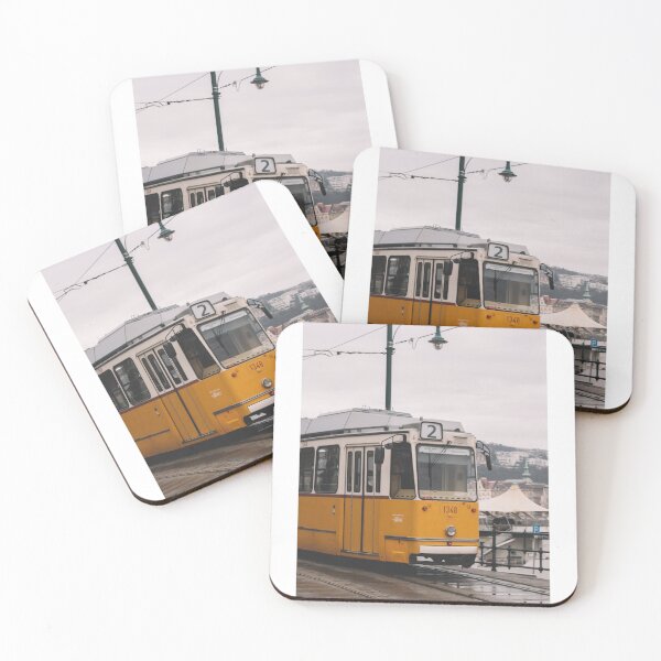 Item preview, Yellow streetcar Budapest Photo tram designed and sold by Nina Lybimova.