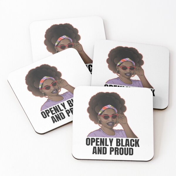 Item preview, Openly Black And Proud designed and sold by curledup-cat.