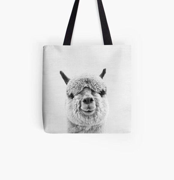 Alpaca All Over Print Tote Bag