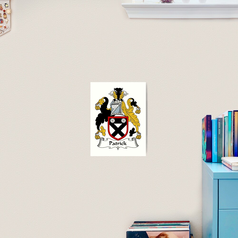 "Patrick Coat Of Arms / Patrick Family Crest" Art Print For Sale By ...