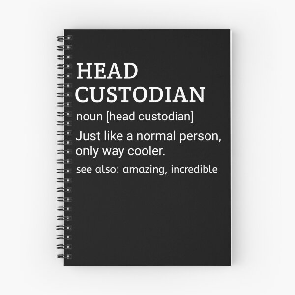 Item preview, Head Custodian,funny Custodial Services,porter,cleaner,caretaker gift idea for dad mom,Custodian Appreciation Quotes designed and sold by Essakhi12.