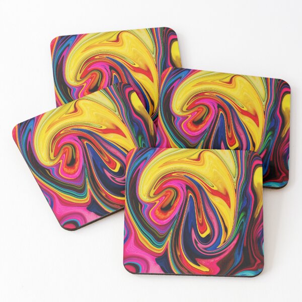 Item preview, Copie de No hard feelings - abstract liquid paint designed and sold by Silly Lily.