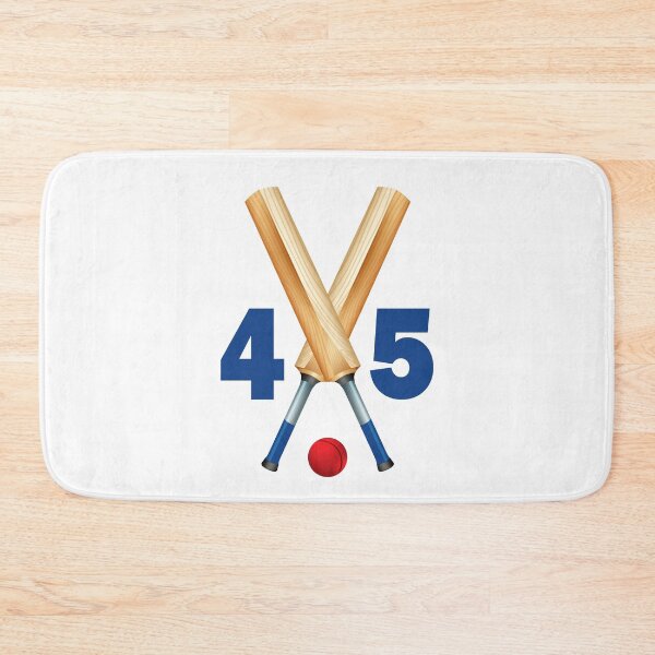 Item preview, Cricket number 45 - forty five with bats and ball designed and sold by AllShirts21.