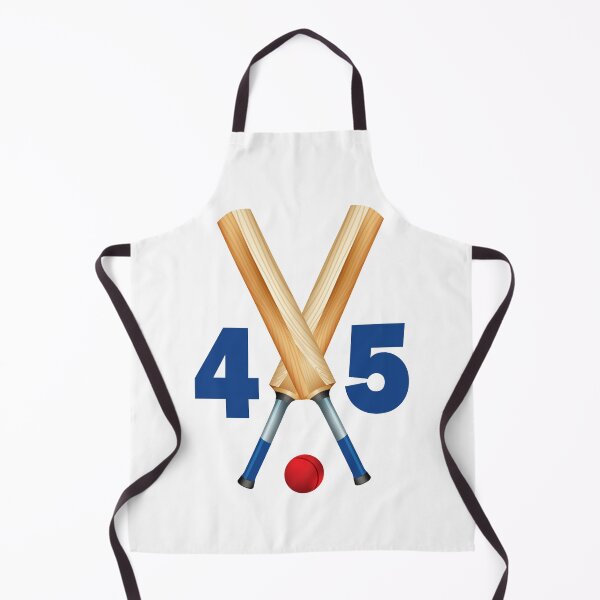 Item preview, Cricket number 45 - forty five with bats and ball designed and sold by AllShirts21.