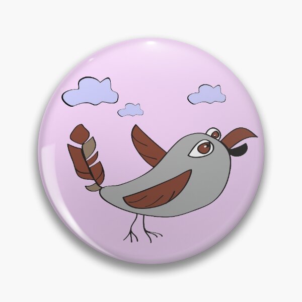 Item preview, Sparrow Funny Character Crazy Bird Primitive Style Cartoon designed and sold by Verpax.