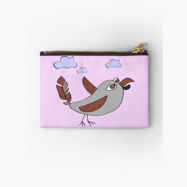 Item preview, Sparrow Funny Character Crazy Bird Primitive Style Cartoon designed and sold by Verpax.