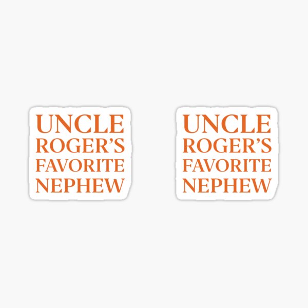 Onkel Roger Lieblingsneffe Sticker