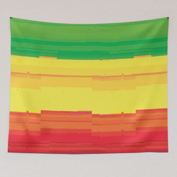 Item preview, Ethiopian Flag Glitch designed and sold by yikunopia.