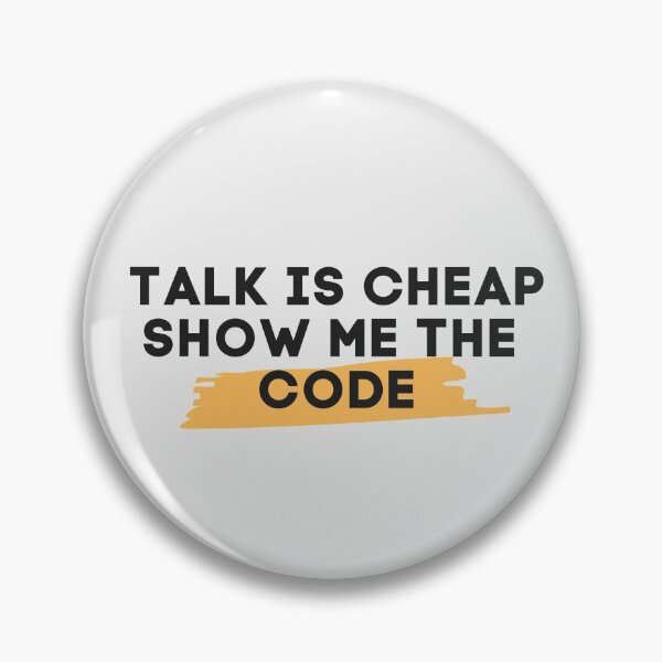 Item preview, Talk is cheap show me the code designed and sold by DevDn.