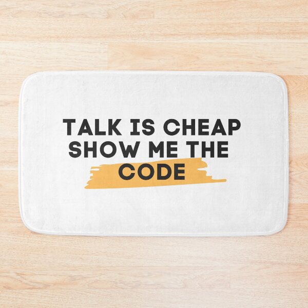 Item preview, Talk is cheap show me the code designed and sold by DevDn.