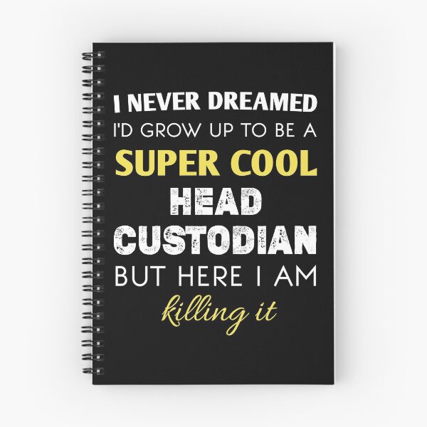 Item preview, Head Custodian,funny Custodial Services,porter,cleaner,caretaker gift idea for dad mom,Custodian Appreciation Quotes designed and sold by Essakhi12.