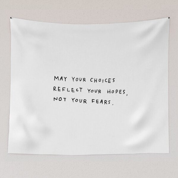 Item preview, May your choices reflect your hopes, not your fears Nelson Mandela Quote designed and sold by ruidaniel.