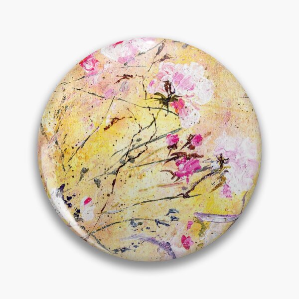 Item preview, Shabby chic floral painting original designed and sold by BeeTartprints.