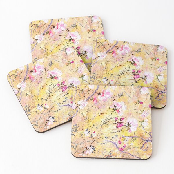Artikelvorschau, Shabby Chic Blumengemälde Original entworfen und verkauft von BeeTartprints.
