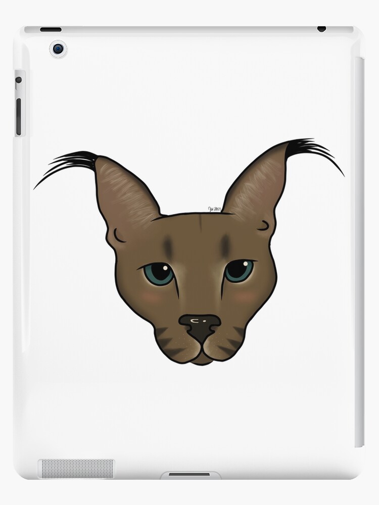 FLOPPA CAT \ CARACALS / GOOD AT MATH | iPad Case & Skin