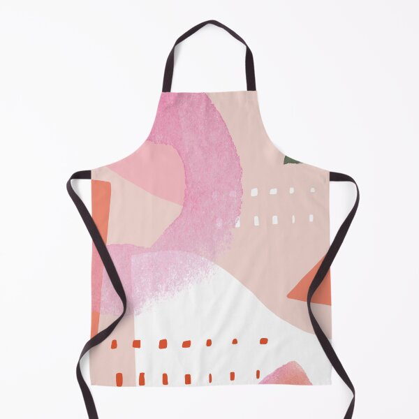 Item preview, pink organic shapes pattern design designed and sold by The Red Shop.