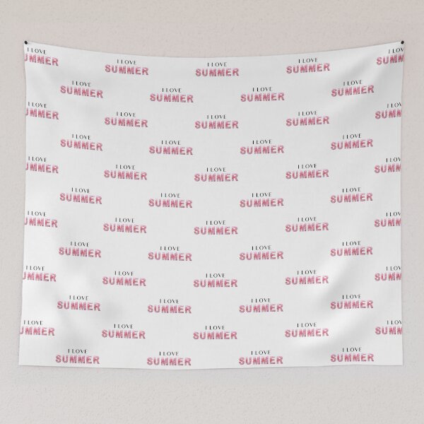 Item preview, I Love Summer Pink Flamingo  designed and sold by HappyPeeps.