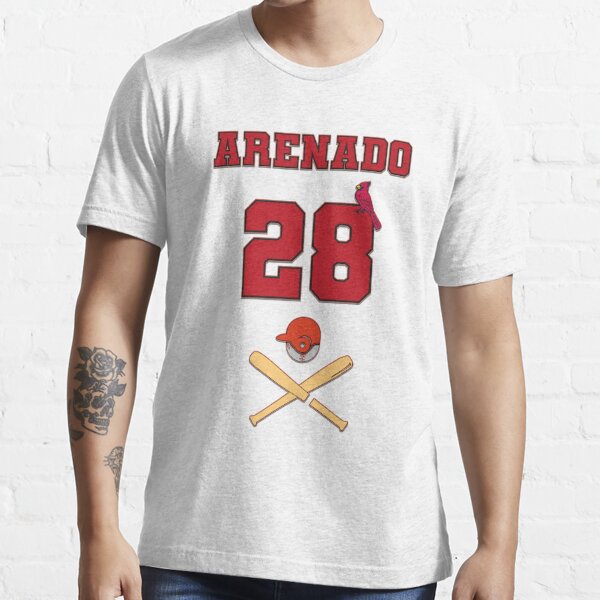 MLB Team Apparel Youth St. Louis Cardinals Nolan Arenado #28 Navy T-Shirt