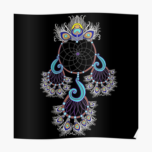 "Dreamcatcher jewel" Poster for Sale by LyLauDesign Redbubble