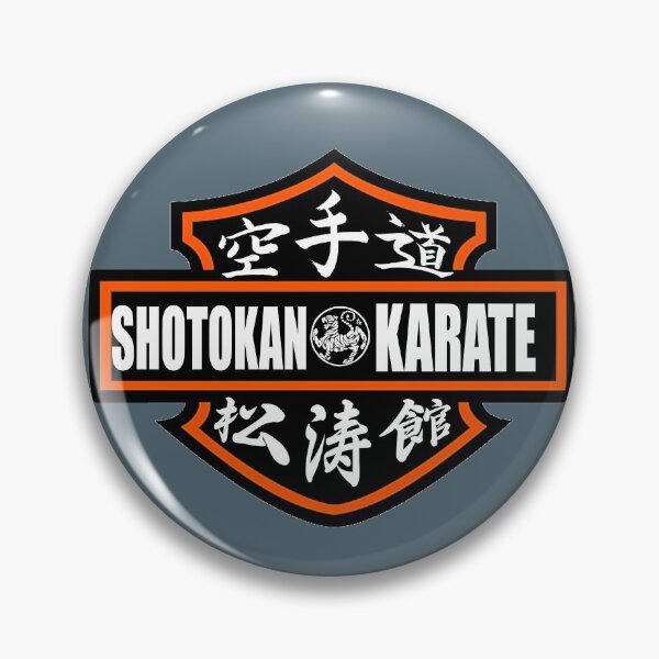 Item preview, Shotokan Karate Moto-Cruiser Style Emblem designed and sold by Zanshin-Art.
