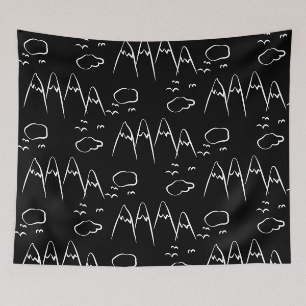 Item preview, Mountain / Birds / Clouds designed and sold by Funshirts-.