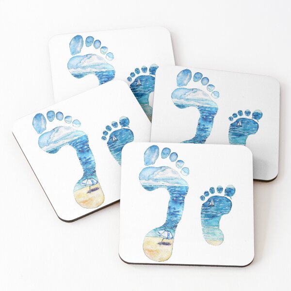 Item preview, Footprints with memories inside designed and sold by SpottedPilot.