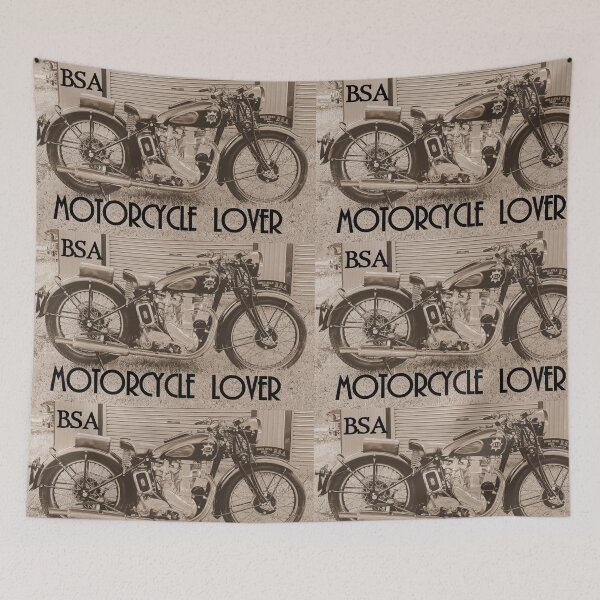 Item preview, VINTAGE BSA MOTORCYCLE SEPIA VERSION  designed and sold by Opalbluerose.