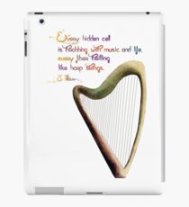 Celtic harp iPad Case/Skin