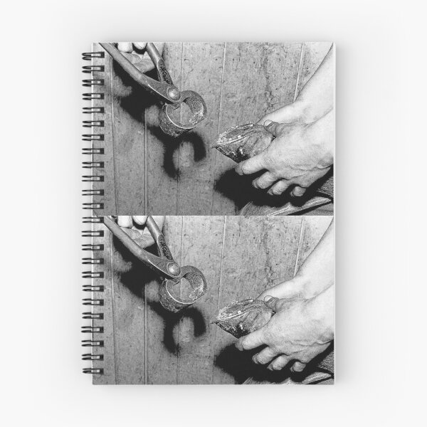 Item preview, r2708/ 9 Nostalgie " Le Haras du Pin " Finition 2021 "  les Maréchal-ferrant en action  (n&b)(t) Olavia-Olao Okaio Créations designed and sold by o.okaïo.