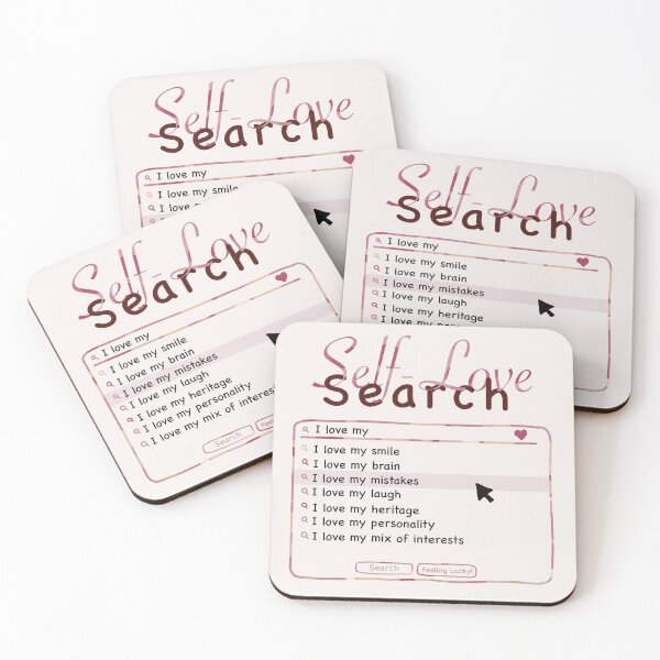 Item preview, Self-Love Search - Anti Valentine’s Day Google Doodle designed and sold by lysabird.