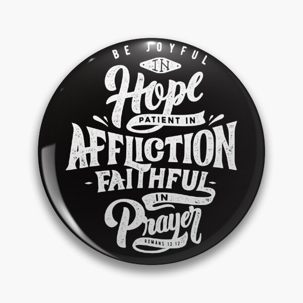 Item preview, Be joyful in hope patient in affliction faithful in prayer designed and sold by tshirt-factory.