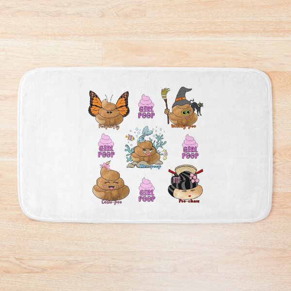 Item preview, Cute Poop Emoji Girl Poop Characters designed and sold by kansaikate.