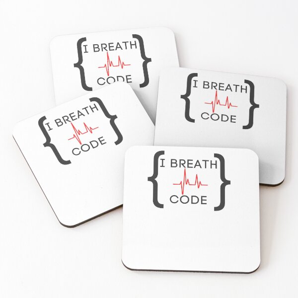 Item preview, i breath code, gift for him, gift for her, gift for programer,developer,coder designed and sold by DevDn.