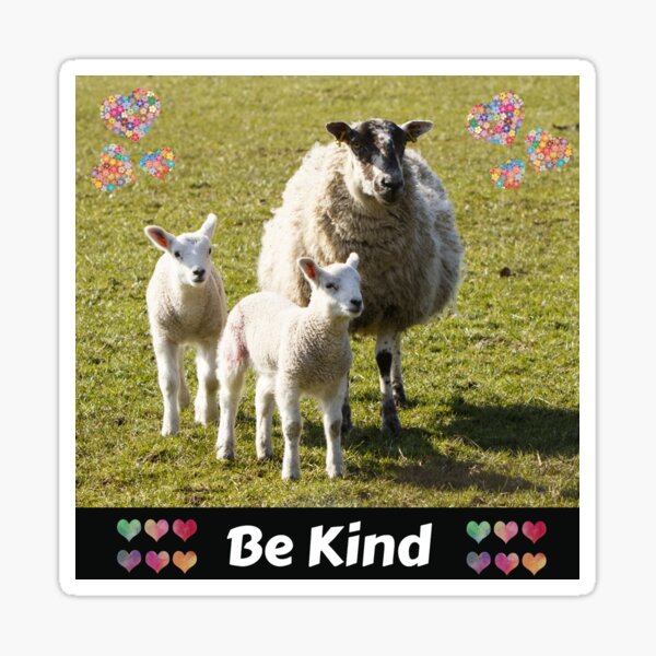 Be Kind, Animal Lovers Sticker