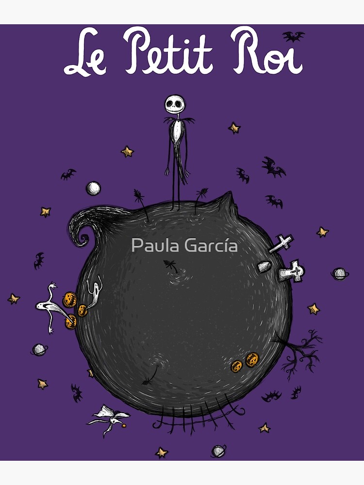 Imagen 3 de 3, Póster con la obra El pequeño rey, diseñada y vendida por paula-garcia.