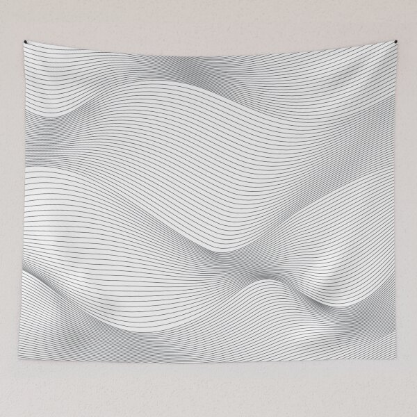 Item preview, Modern, simple, cool, elegant, abstract motion wave pattern designed and sold by theendup.