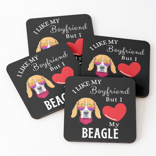Item preview, I Love My Beagle Dog Girlfriend Gift designed and sold by FOGODesigns.