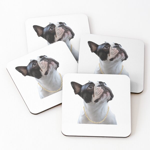 Item preview, French Bulldog in Gold Chain designed and sold by MahTees.