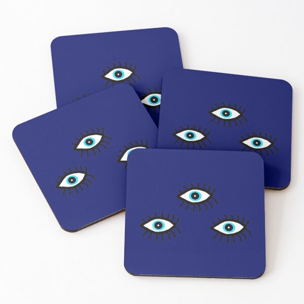Item preview, 3 evil eye designed and sold by Hagar Cohen.