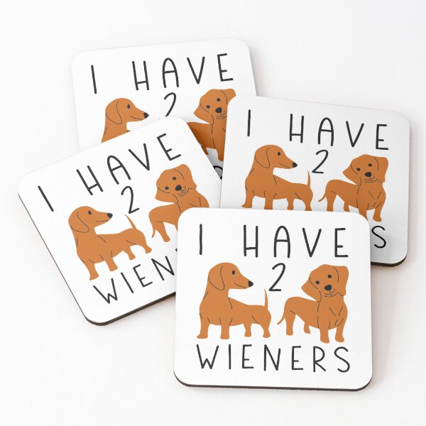 Item preview, I Have 2 Wieners designed and sold by cherrific.