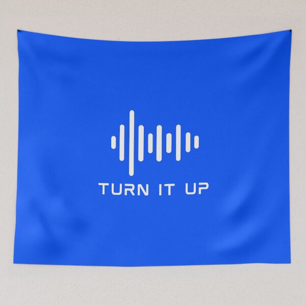Item preview, Turn It Up Blue designed and sold by Voxarto.